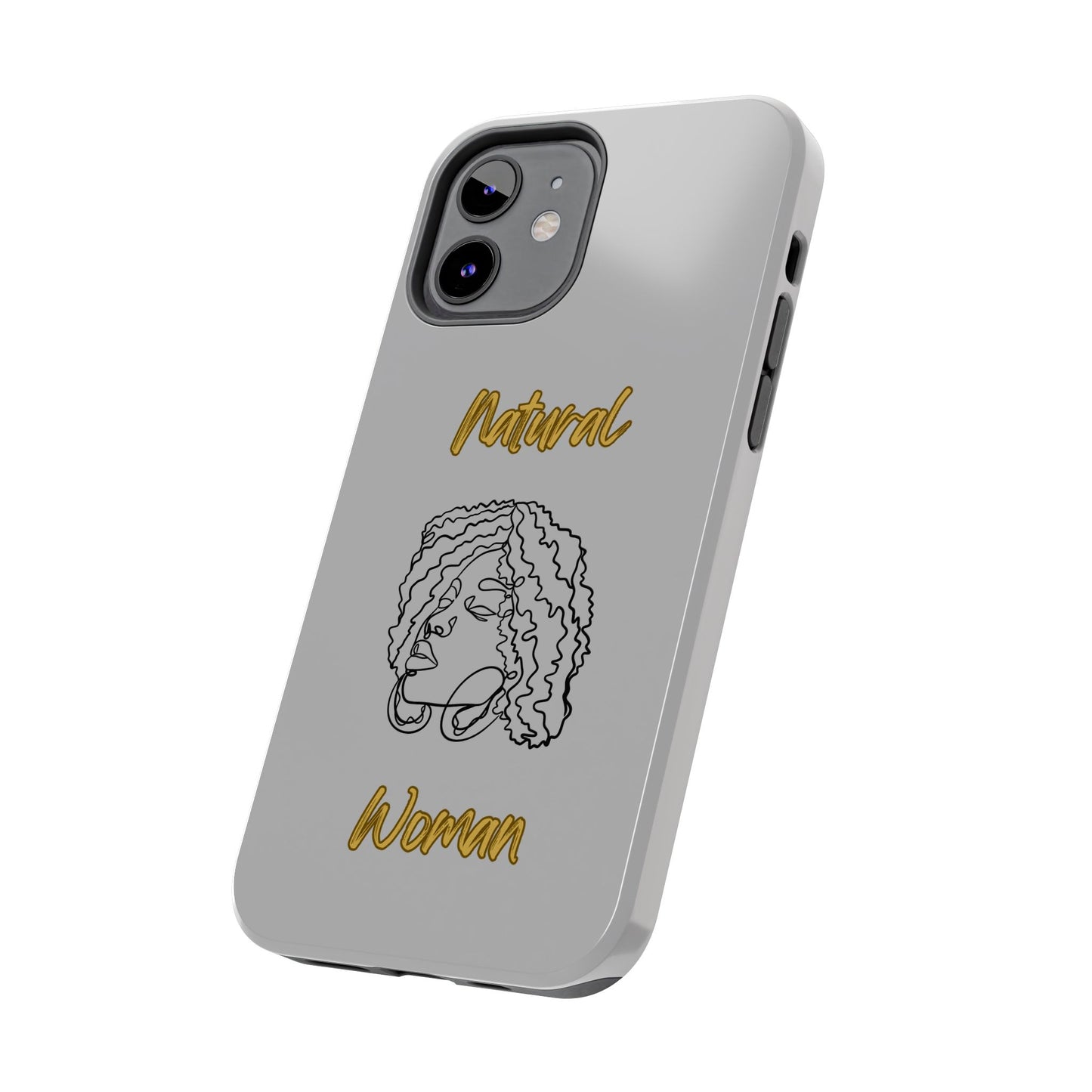 Natural Woman Naturally Me (BL)Tough Phone Cases LIGHT GREY