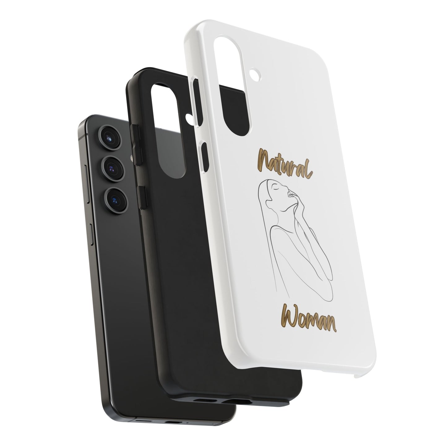 Natural Woman Thank You (BL) Tough Phone Cases WHITE