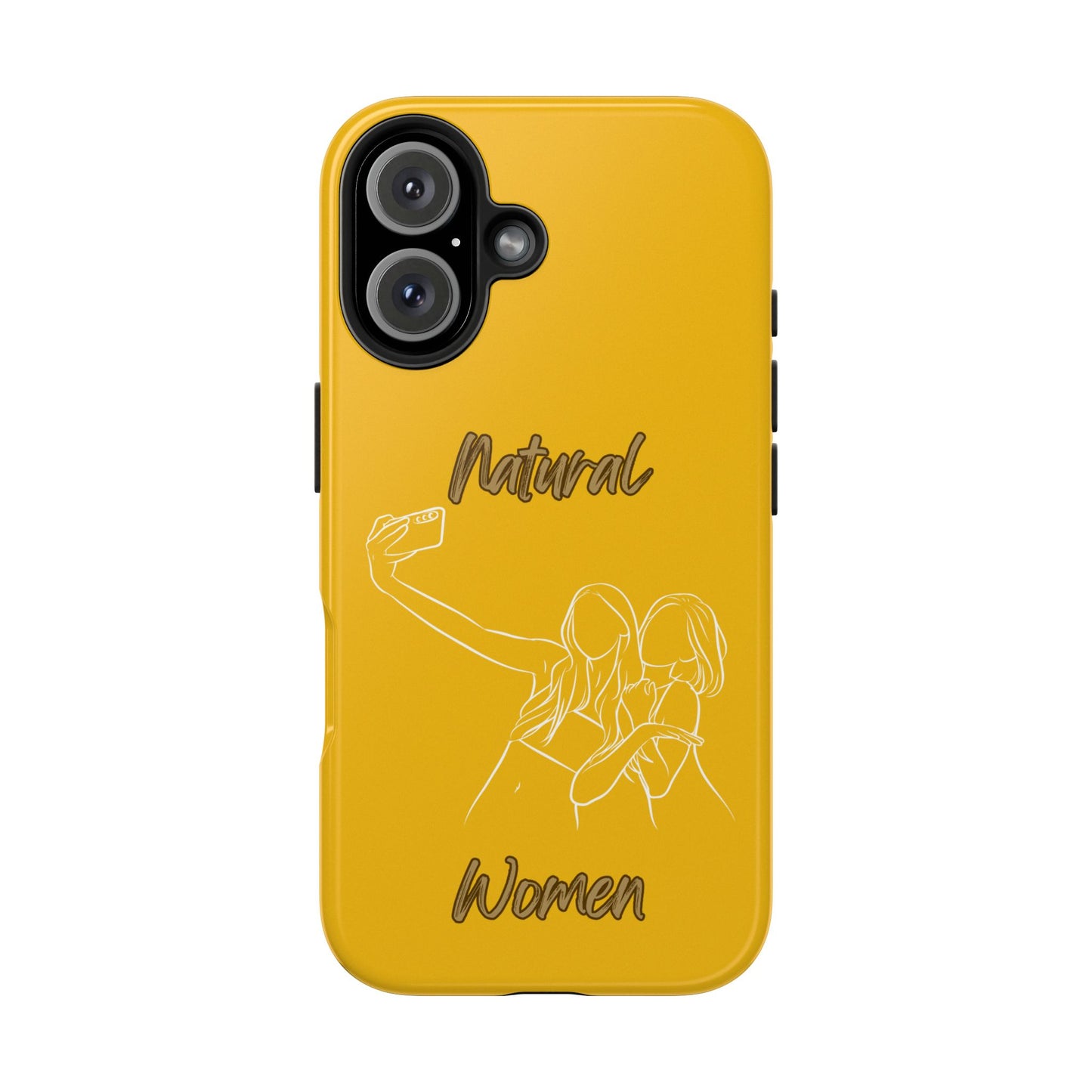 Natural Woman Friends Selfie (WL)Tough Phone Cases YELLOW