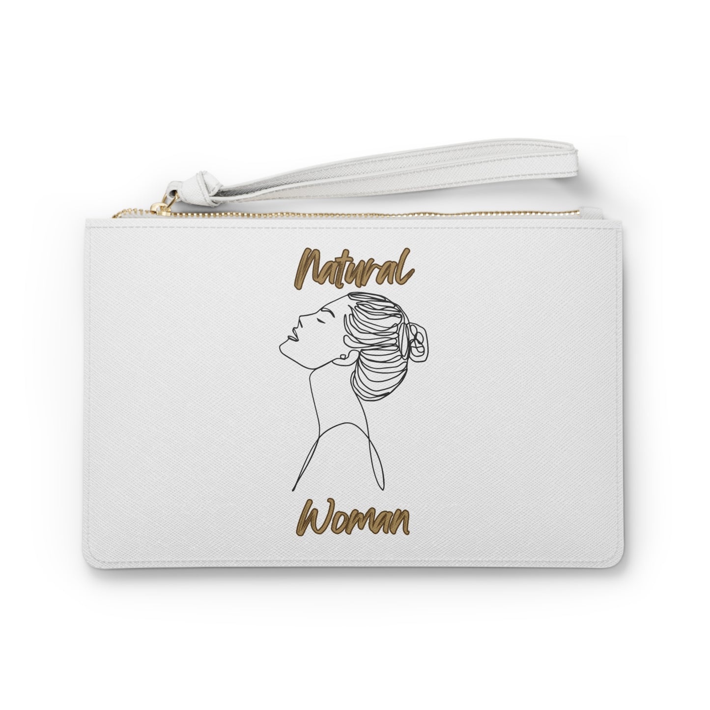 Natural Woman Wet Bun (BL) Clutch Bag WHITE