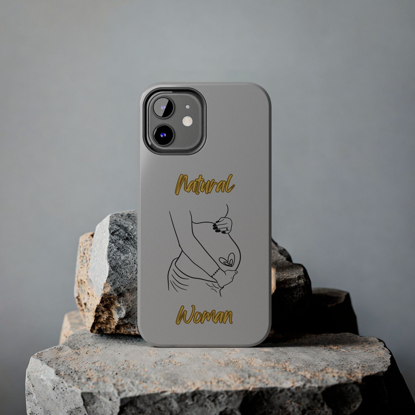 Natural Woman Loved In & Out (BL)Tough Phone Cases LIGHT GREY