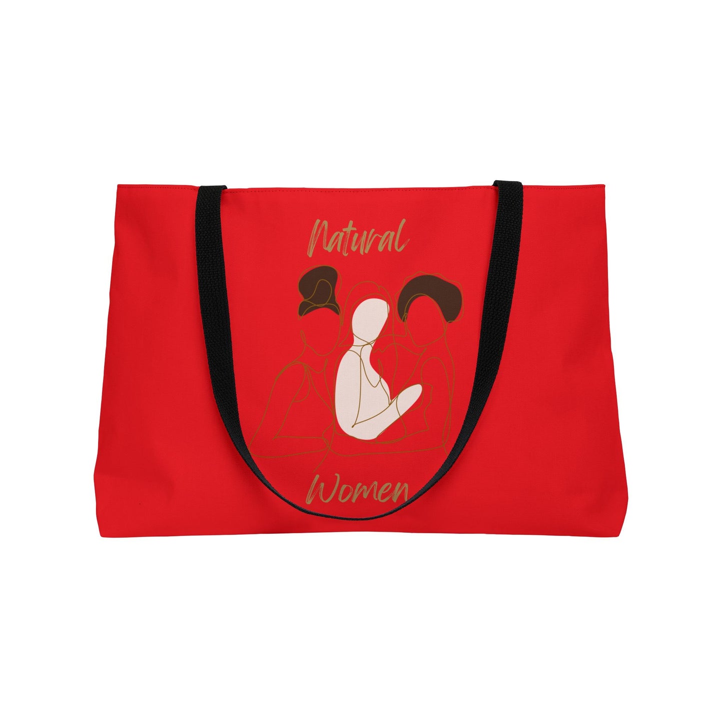 Natural Women Friends (BL) Weekender Tote Bag RED