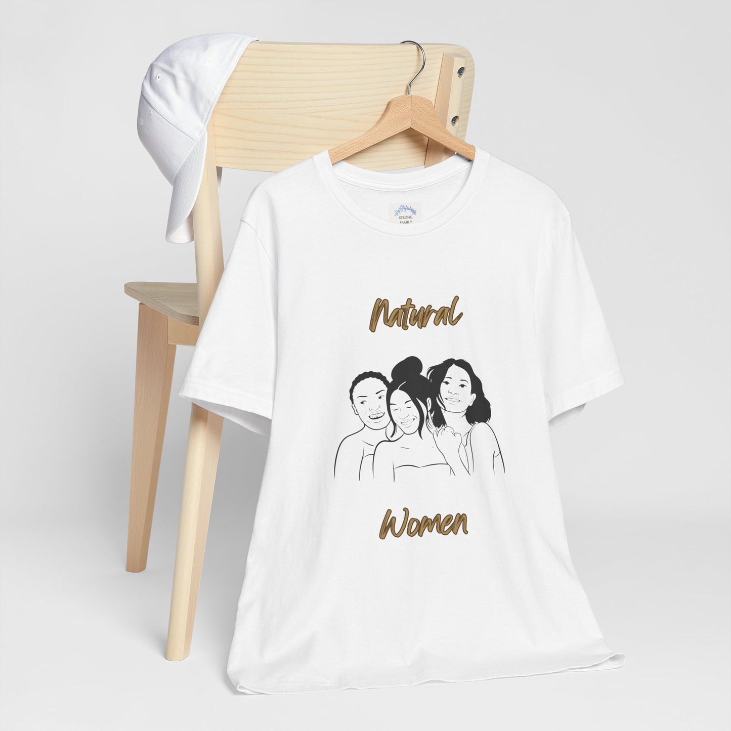 Natural Woman Laughing Friends (BL) Short Sleeve T-Shirt