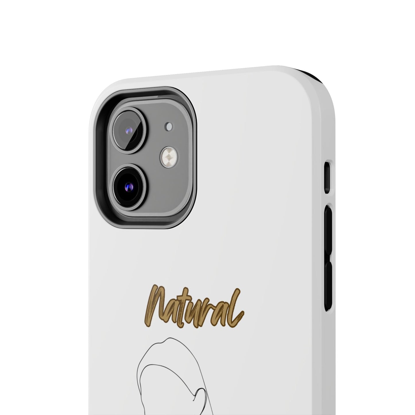 Natural Woman Tilted Look (BL) Tough Phone Cases WHITE