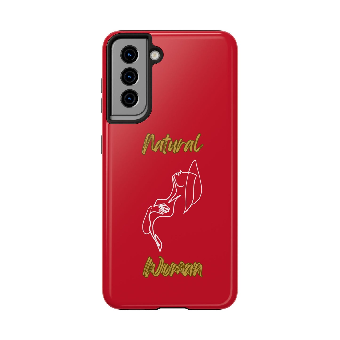 Natural Woman Free (WL)Tough Phone Cases DARK RED