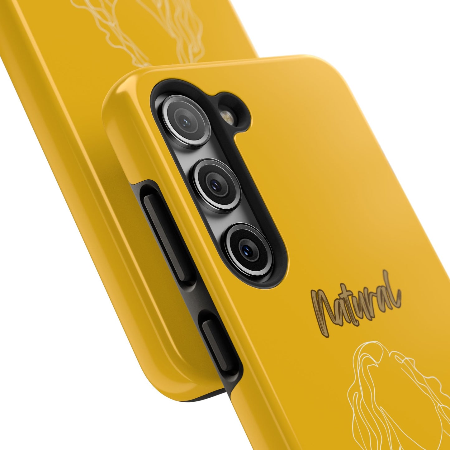 Natural Woman Relaxed (WL) Tough Phone Cases YELLOW