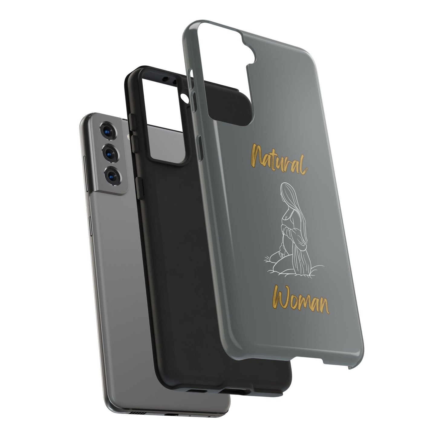 Natural Woman Expecting (WL)Tough Phone Cases DARK GREY