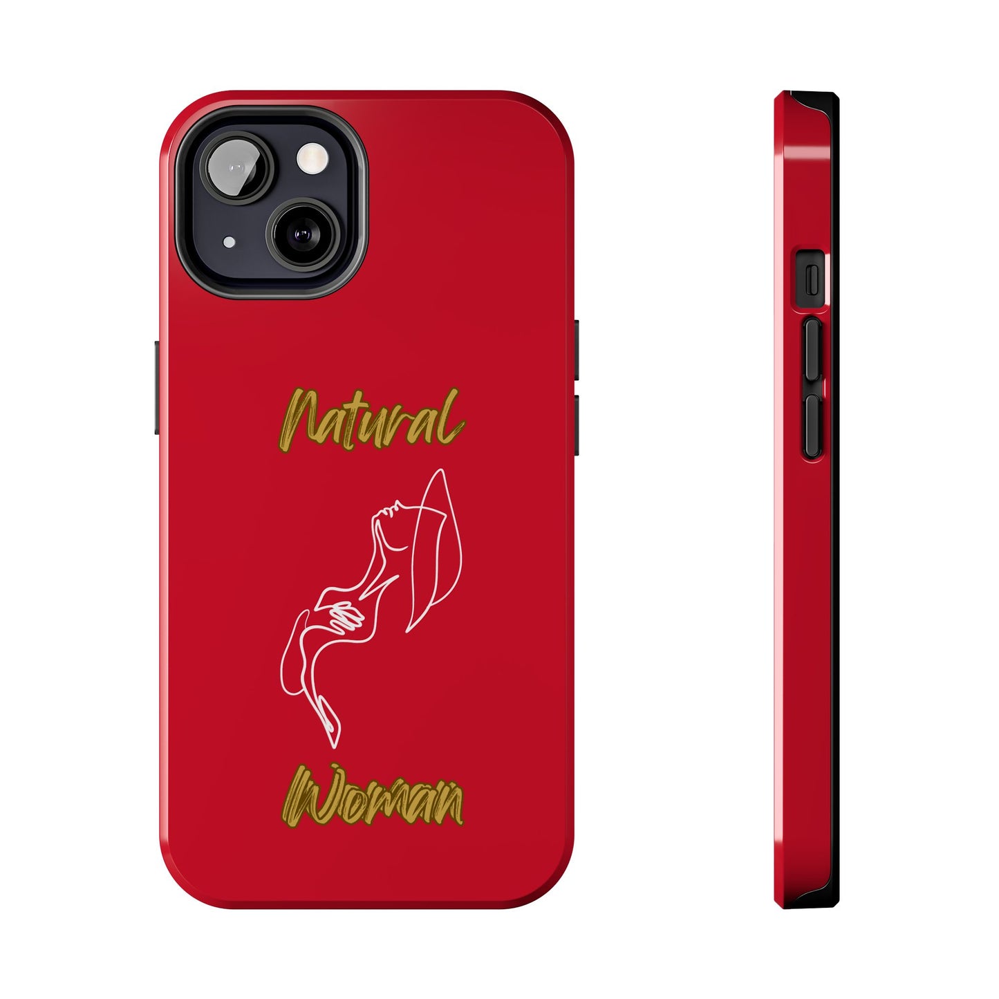 Natural Woman Free (WL)Tough Phone Cases DARK RED