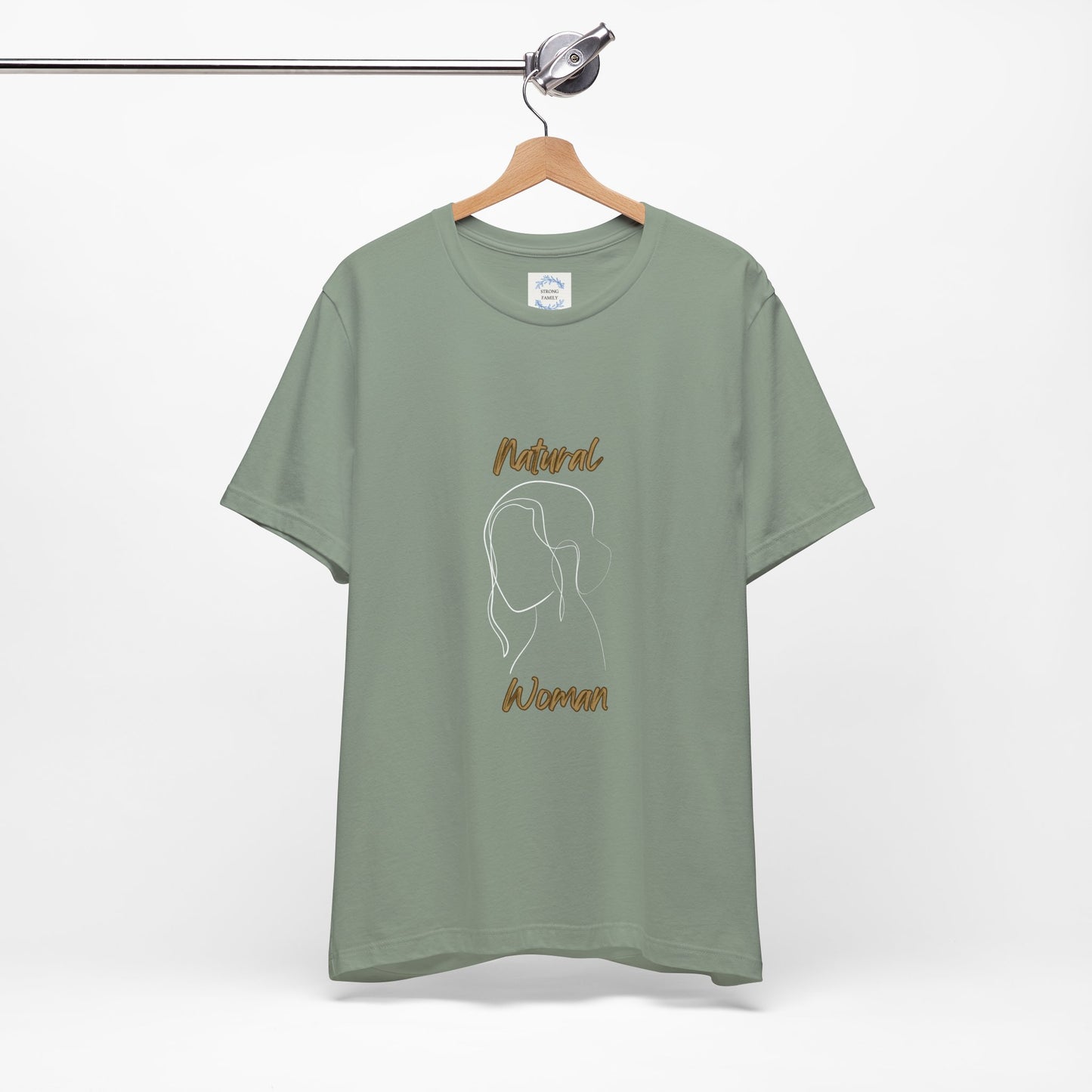 Natural Woman Hanging Hair (WL) Short Sleeve T-Shirt