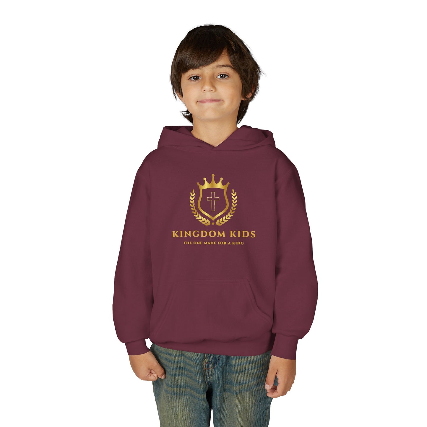 Kingdom Kids Crown Hoodie - Youth Heavy Blend Sweatshirt