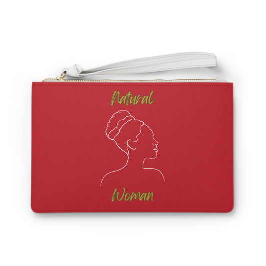 Natural Woman Mixed (WL) Clutch Bag DARK RED