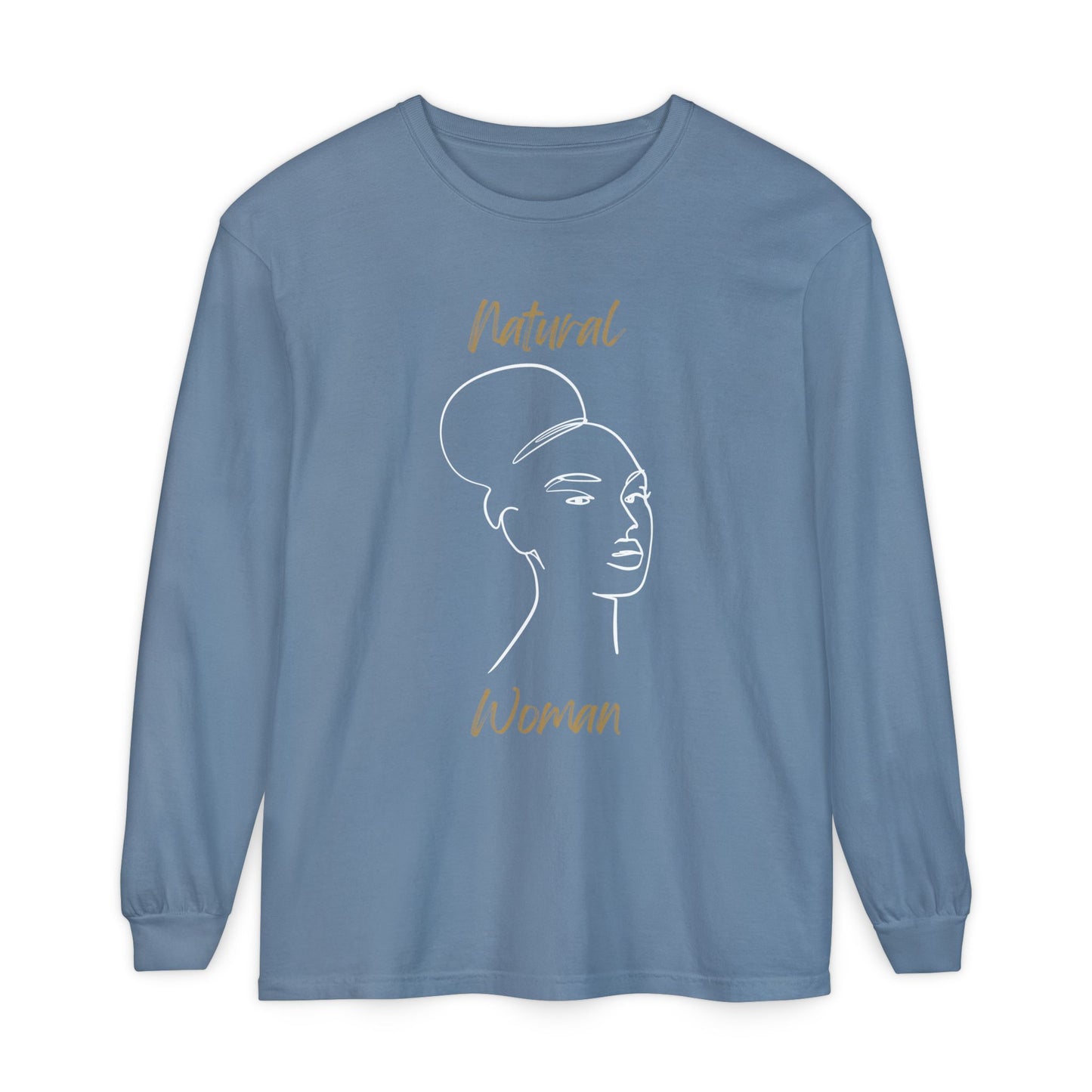 Natural Woman Hair Up (WL) Long Sleeve T-Shirt