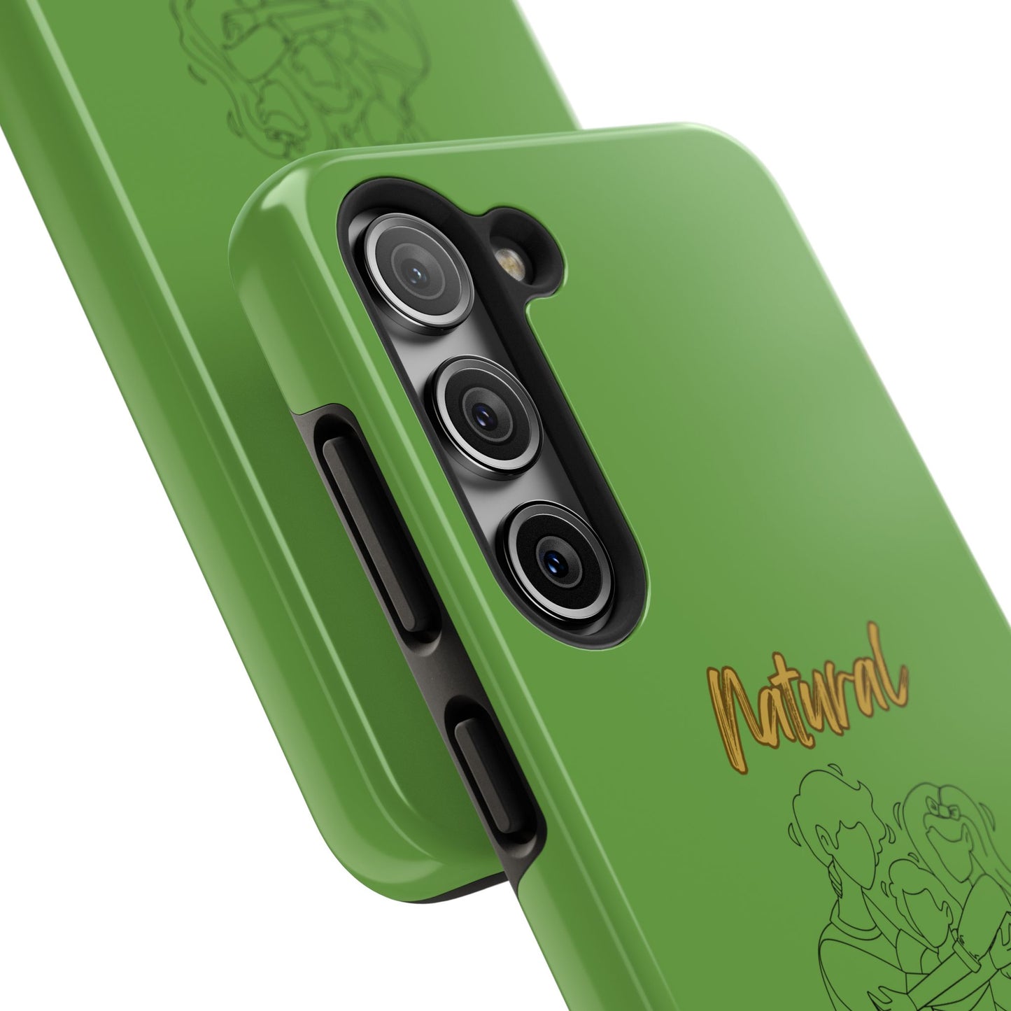 Natural Woman Bear Hugs (BL) Tough Phone Cases GREEN