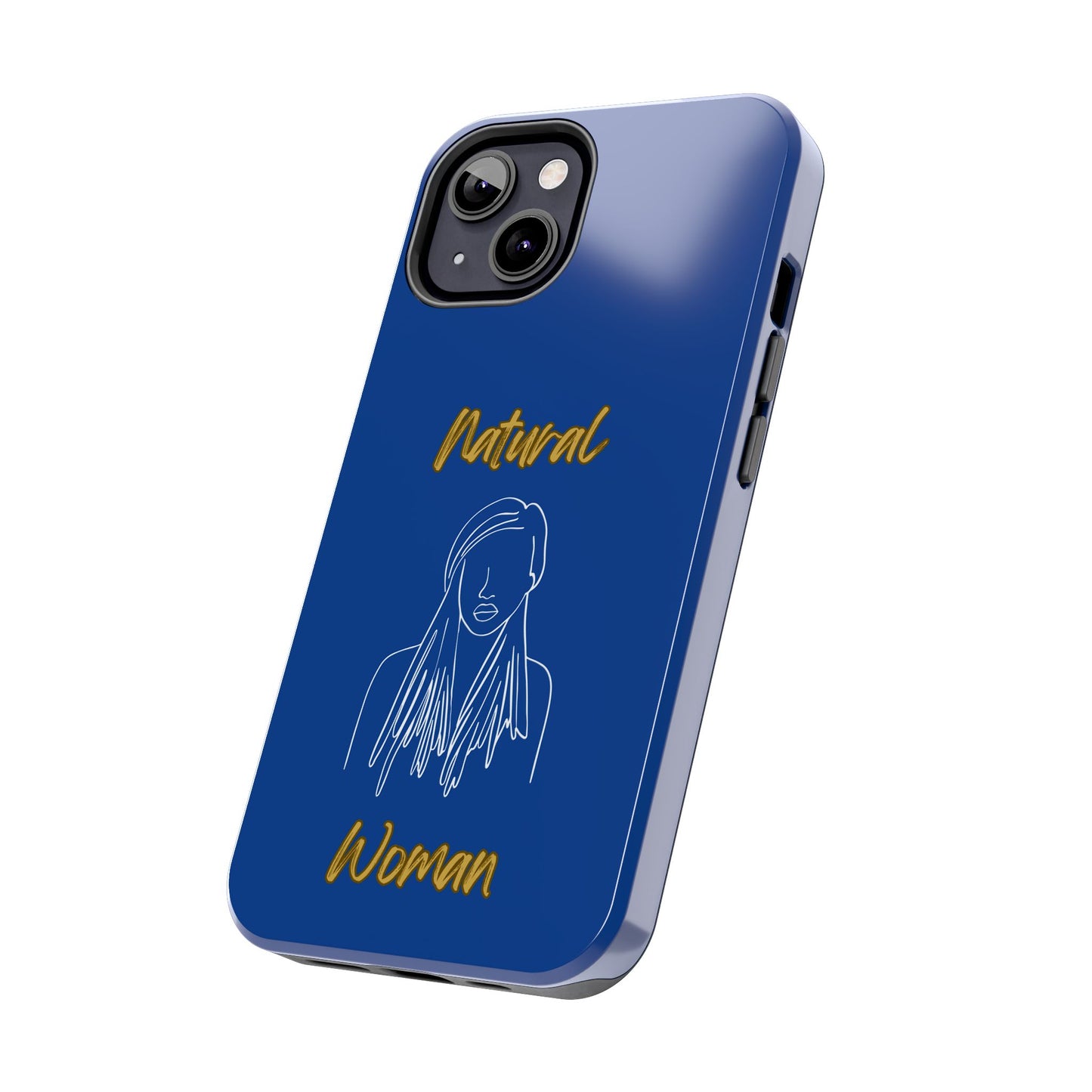 Natural Woman Content (WL)Tough Phone Cases DARK BLUE