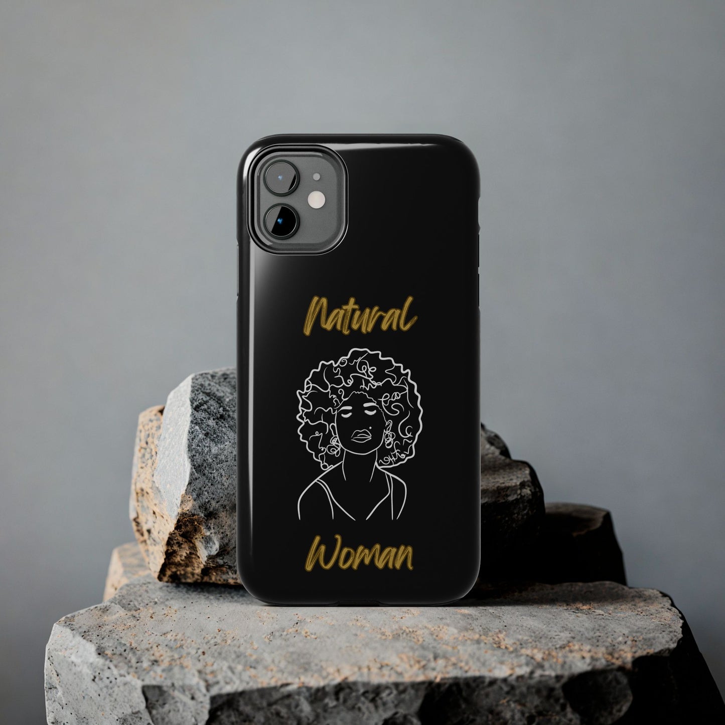 Natural Woman All About Me (WL)Tough Phone Cases BLACK