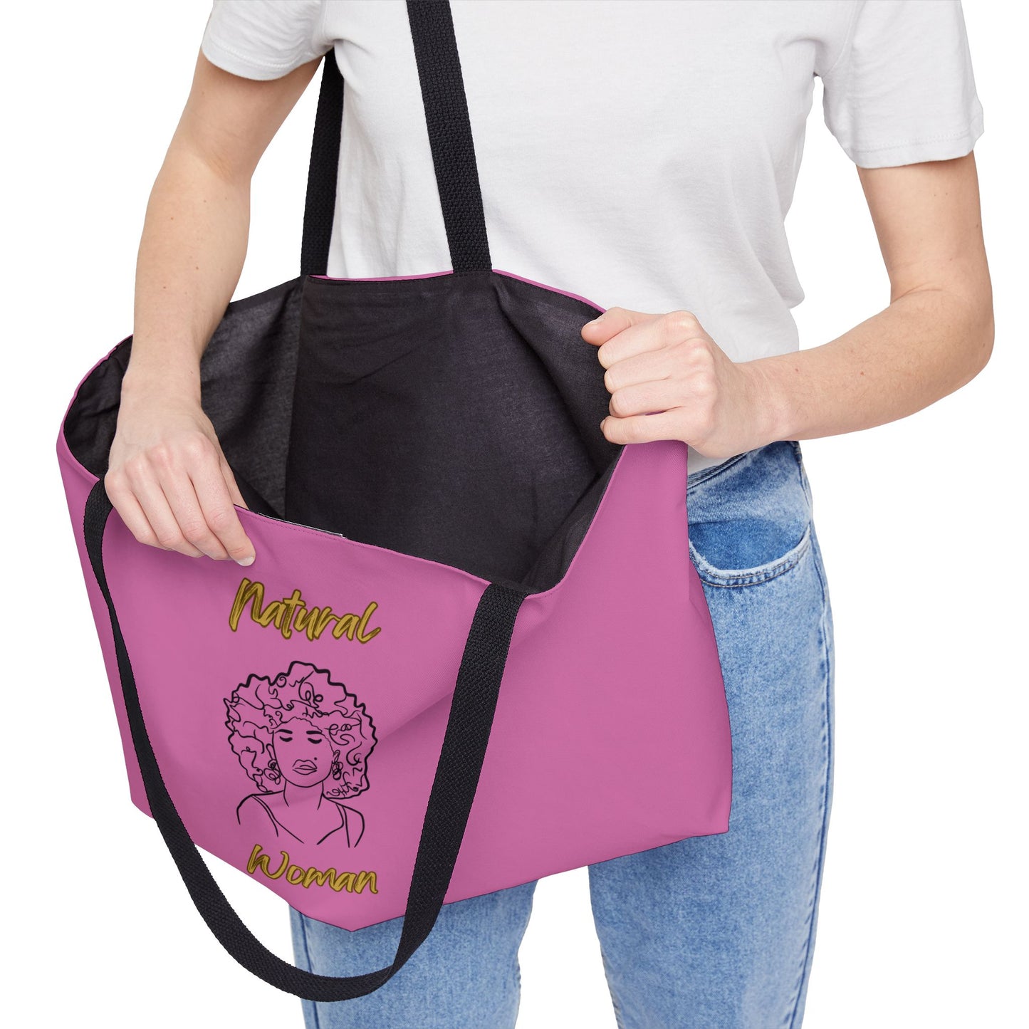 Natural Woman All About Me (BL) Weekender Tote Bag LIGHT PINK