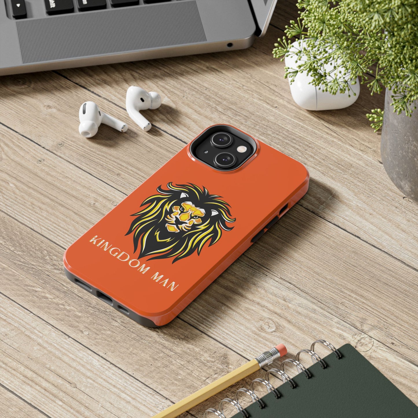 Kingdom Man (White-Gold Label) Tough Phone Case ORANGE