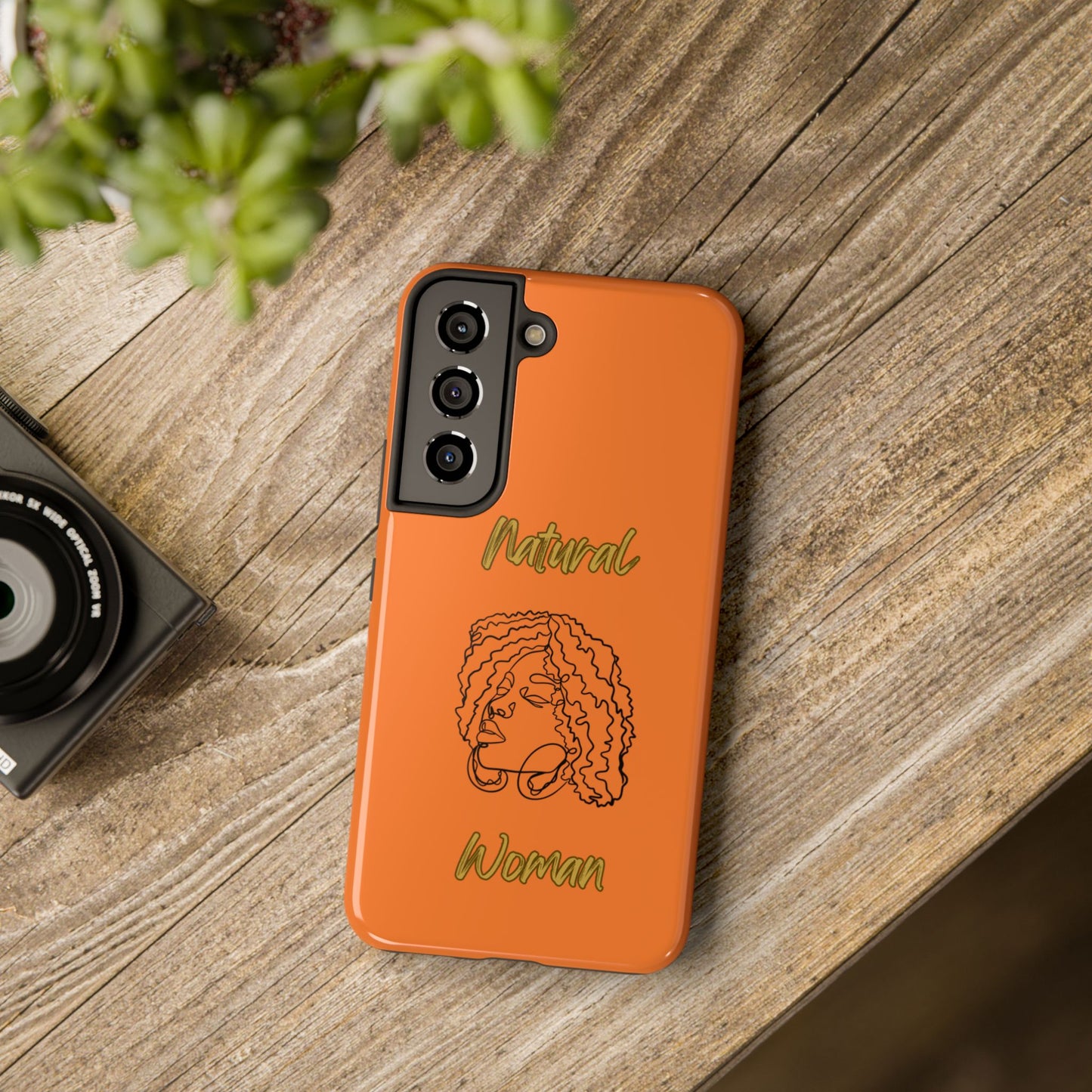 Natural Woman Naturally Me (BL)Tough Phone Cases CRUSTA