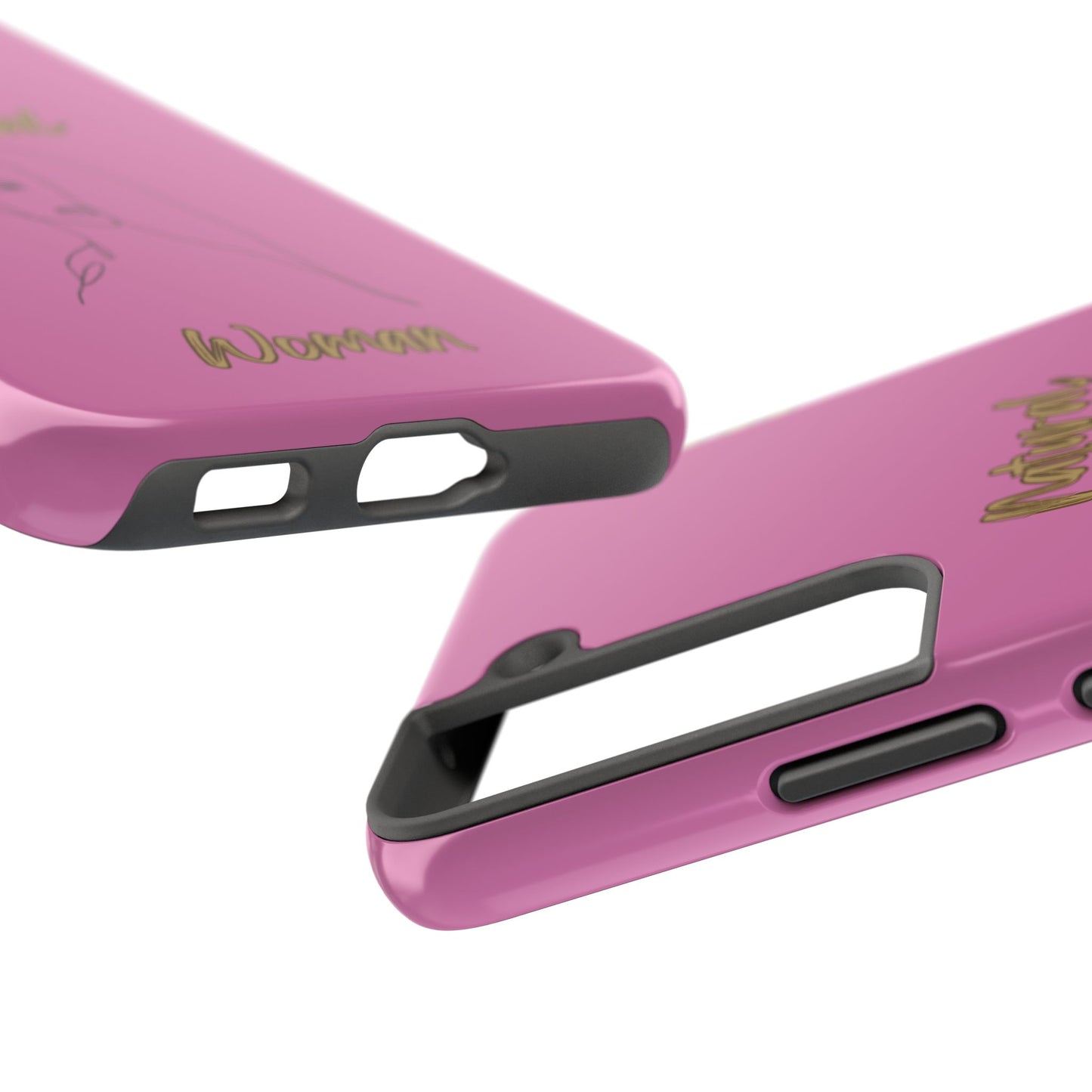 Natural Woman Covered Eye (BL)Tough Phone Cases LIGHT PINK