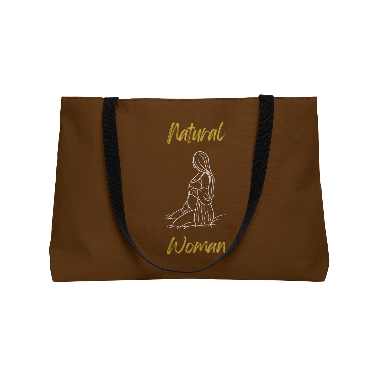 Natural Woman Expecting (WL) Weekender Tote Bag BROWN