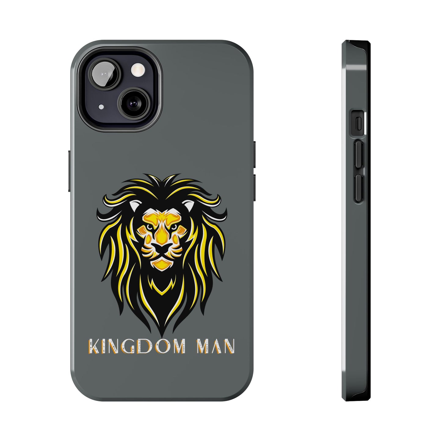 Kingdom Man (White-Gold Label) Tough Phone Case DARK GREY