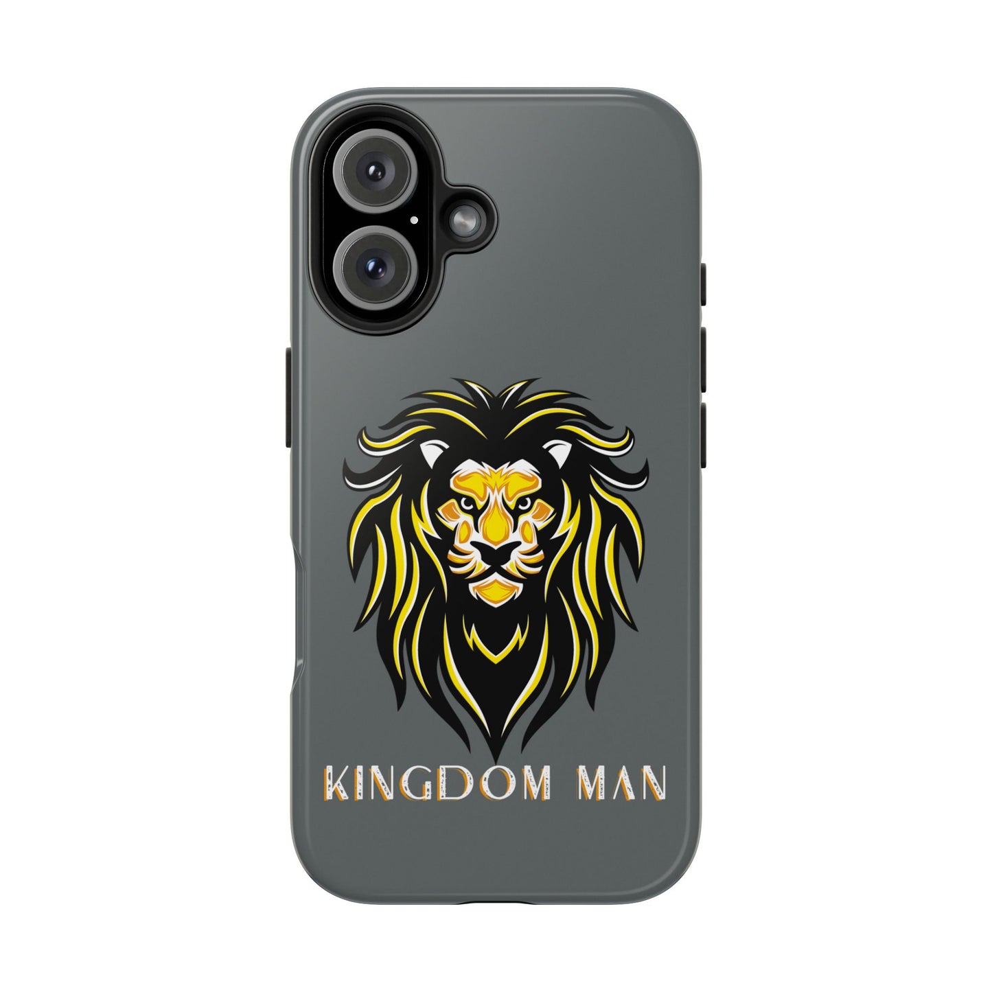 Kingdom Man (White-Gold Label) Tough Phone Case DARK GREY