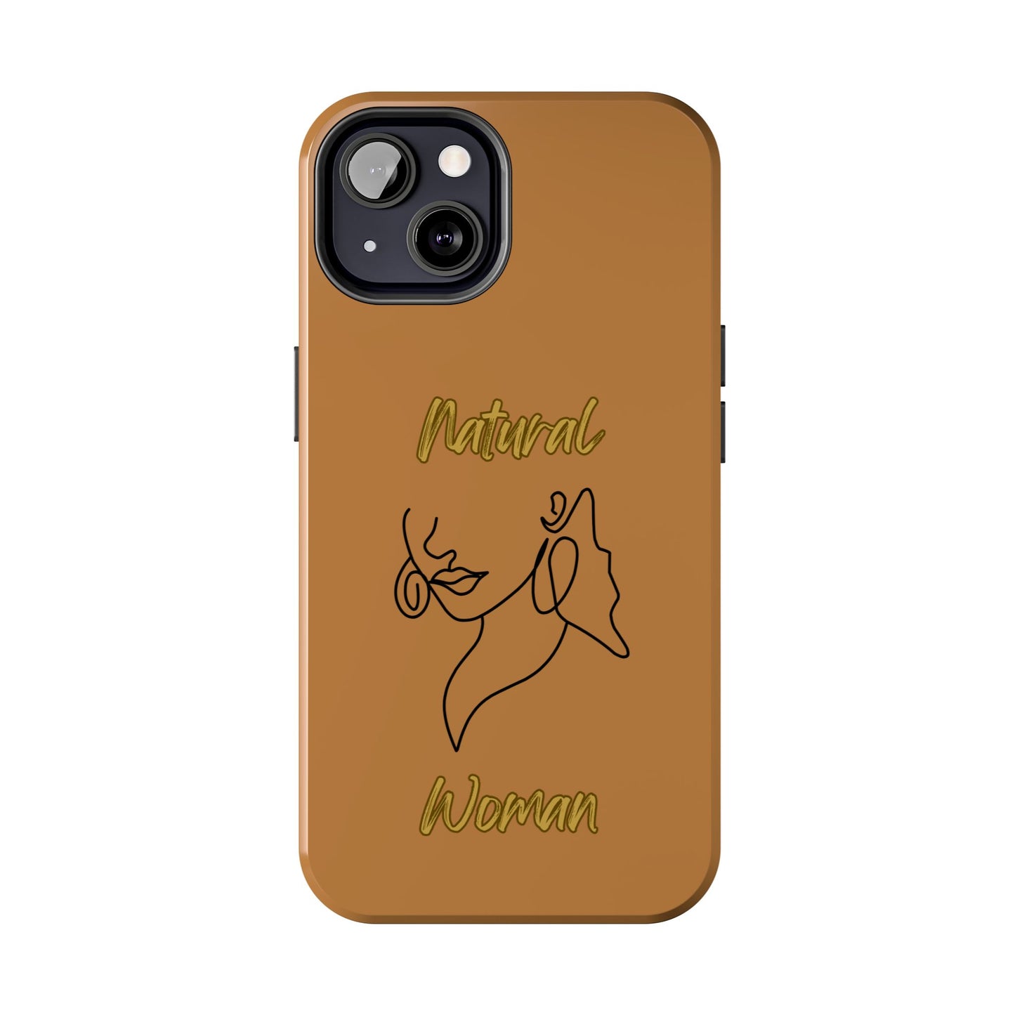 Natural Woman Lips (BL)Tough Phone Cases LIGHT BROWN