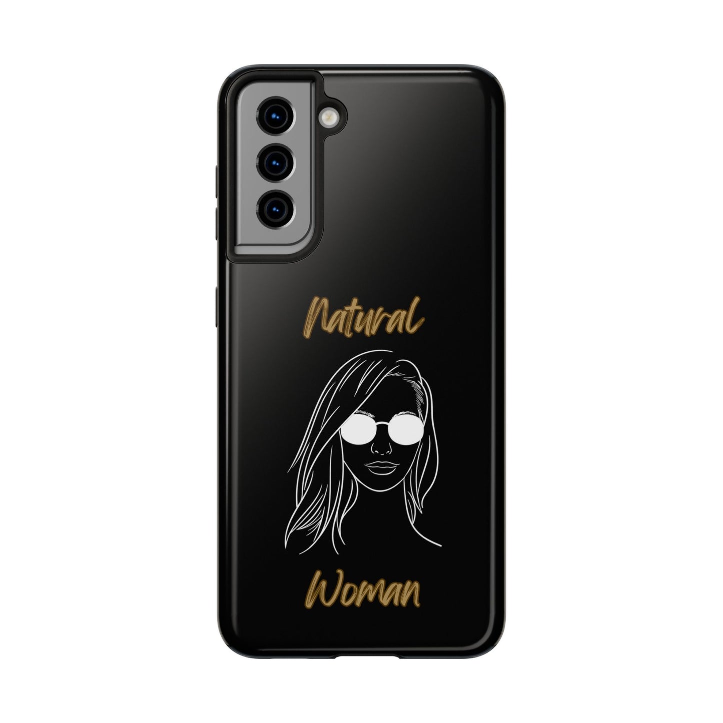 Natural Woman Shades (WL)Tough Phone Cases BLACK