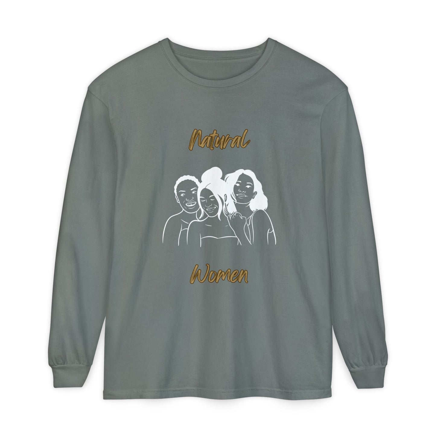 Natural Woman Laughing Friends (WL) Long Sleeve T-Shirt