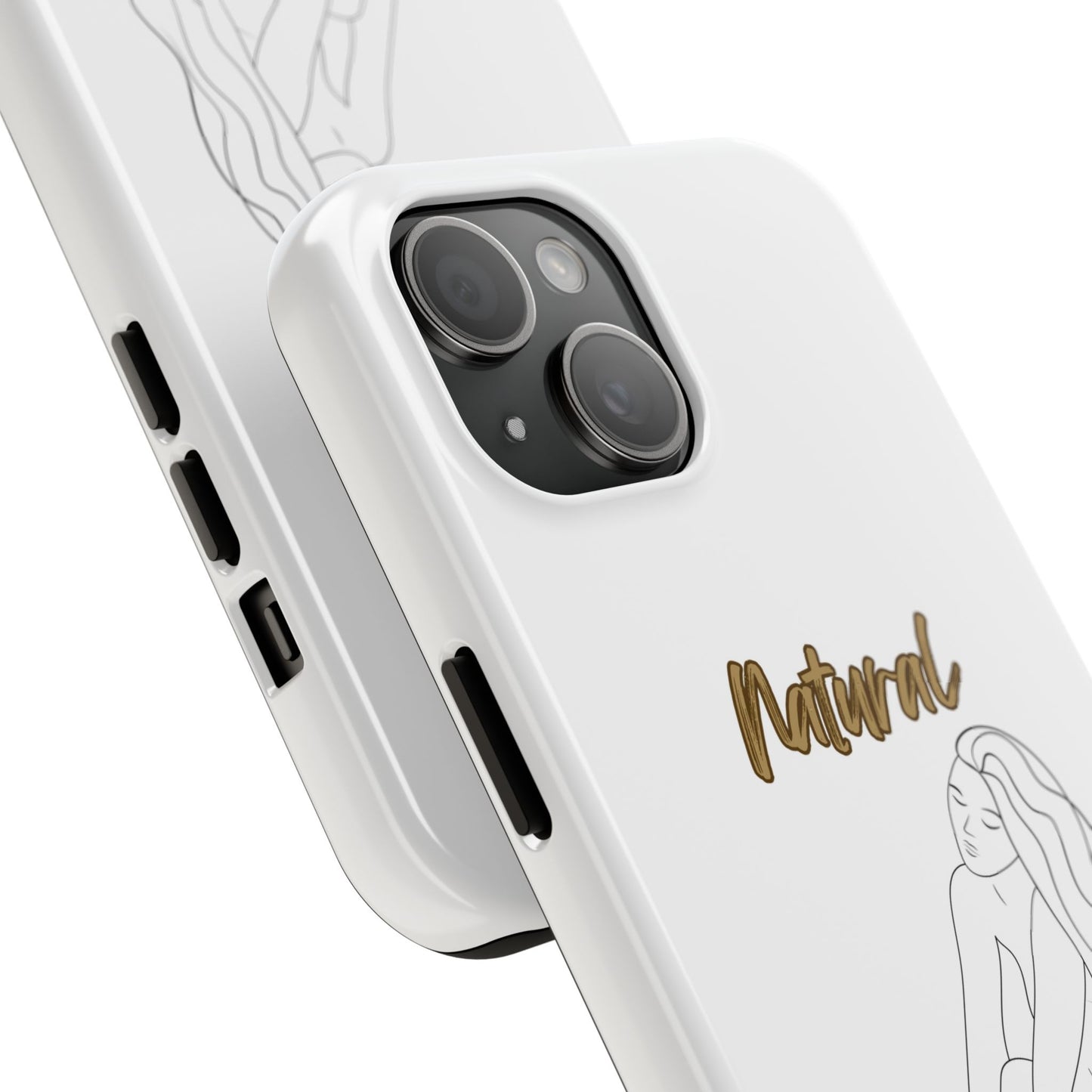 Natural Woman Beauty (BL) Tough Phone Cases WHITE
