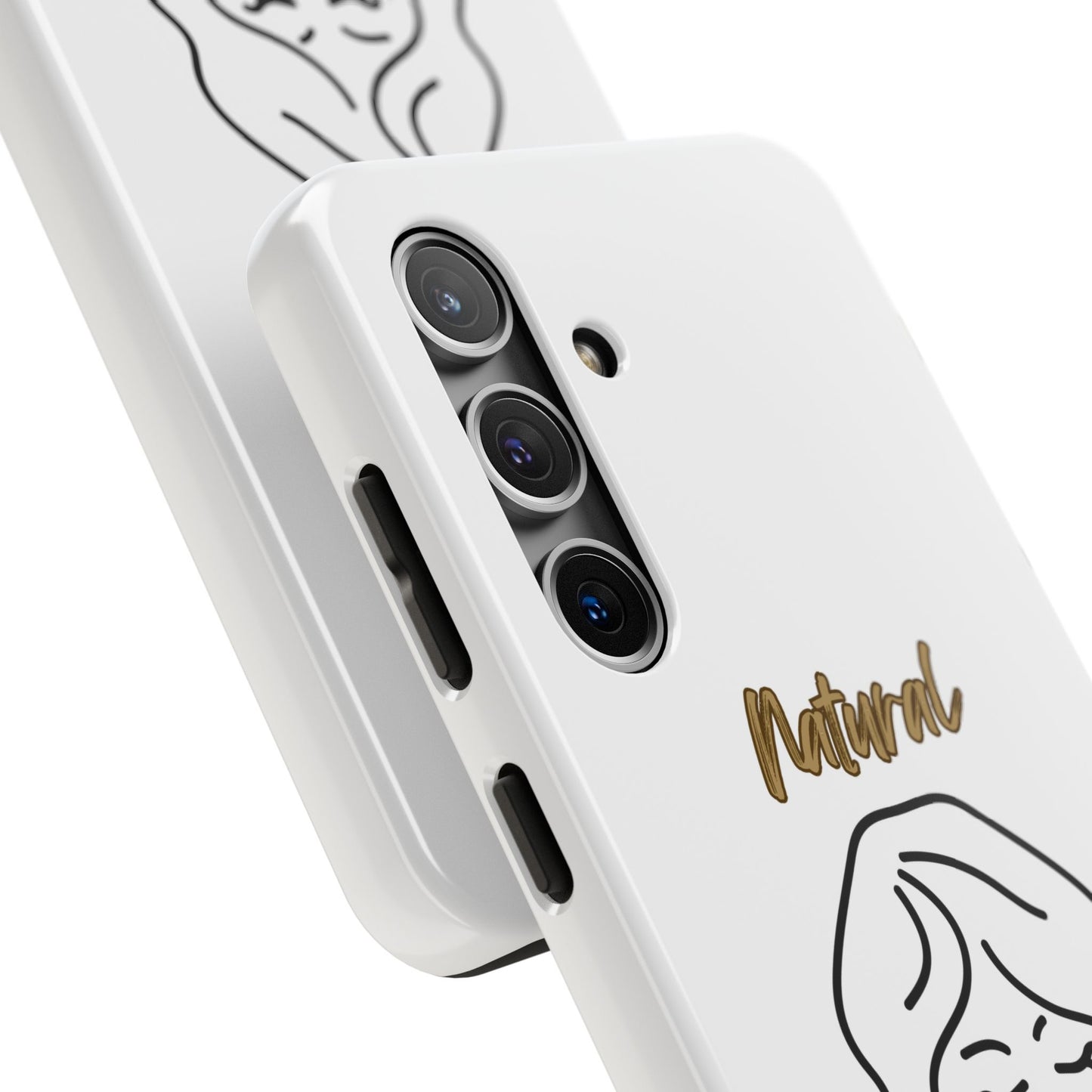 Natural Woman Modest (BL)Tough Phone Cases WHITE