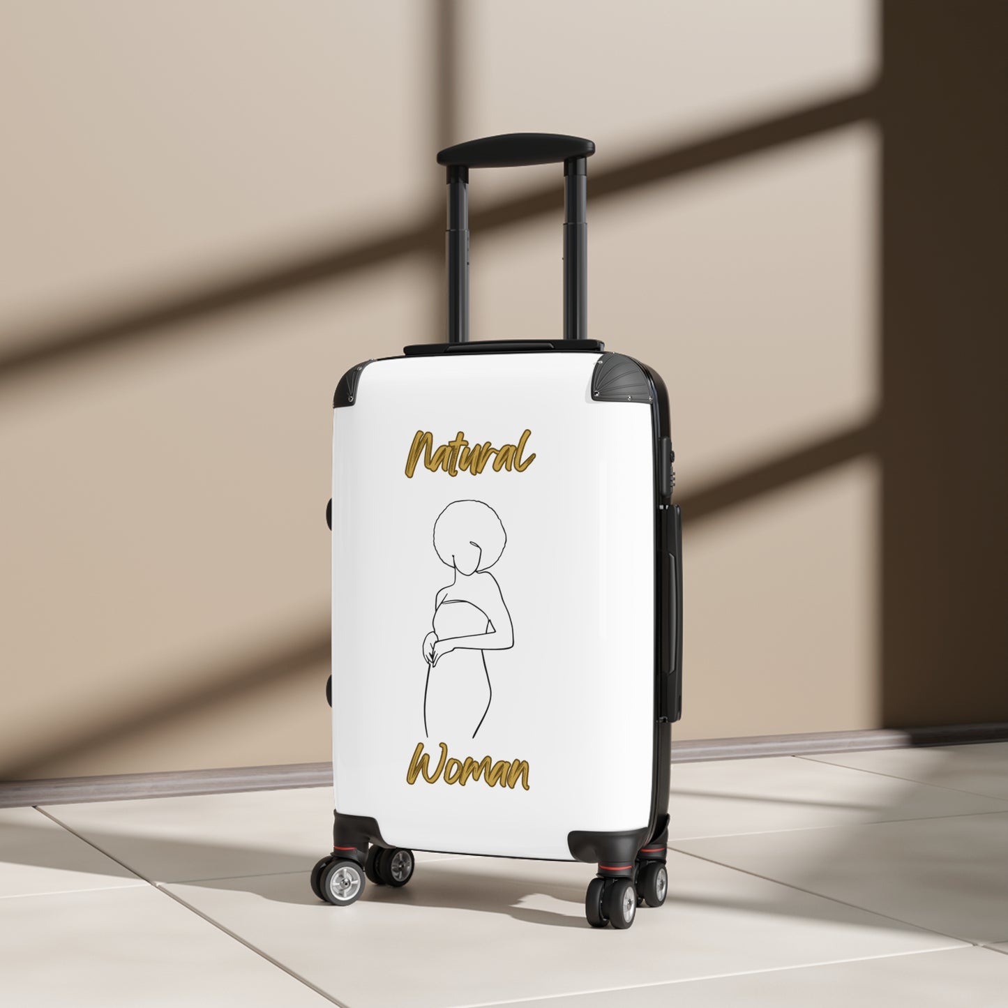 Natural Woman Sho Nuff (BL) Suitcase WHITE