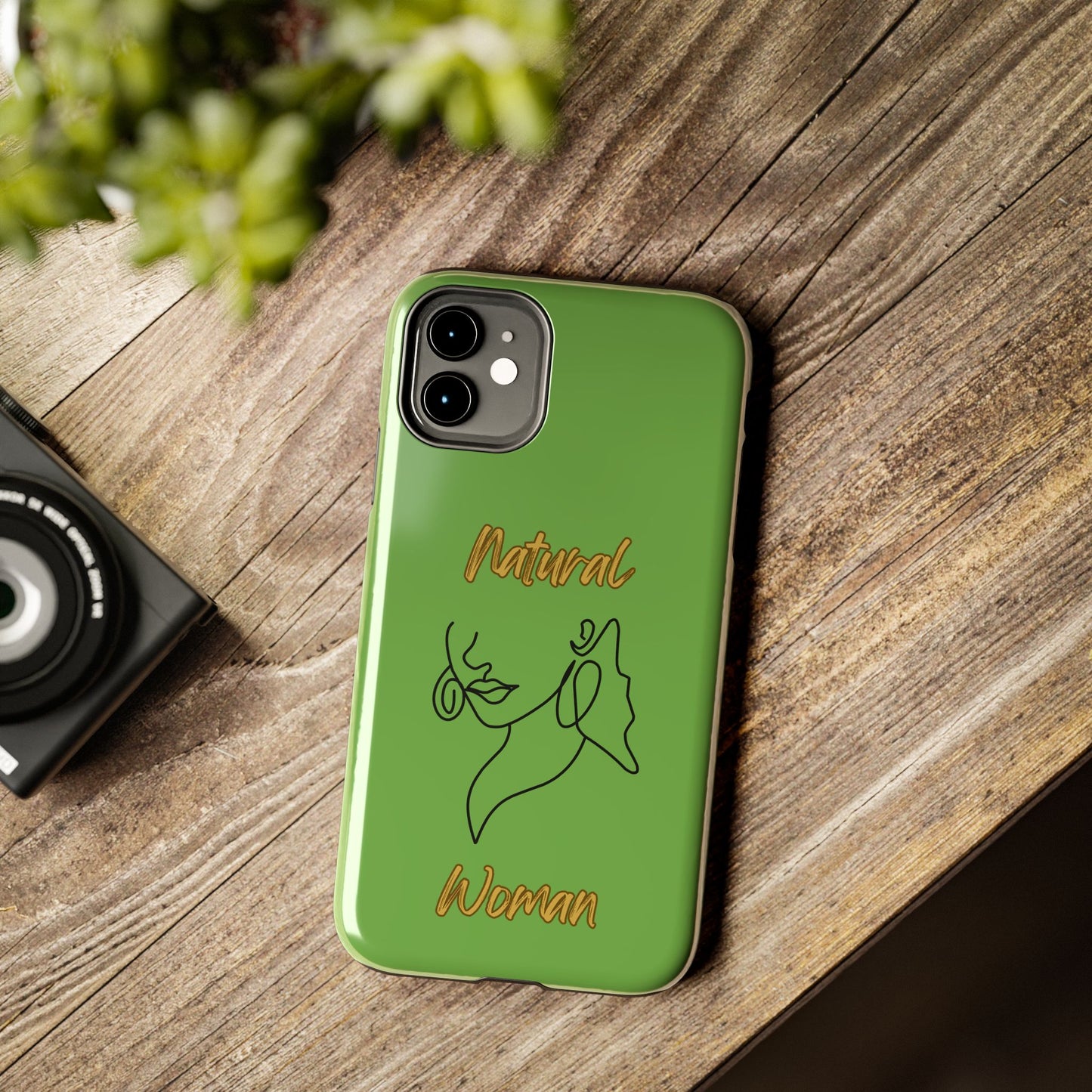 Natural Woman Lips (BL)Tough Phone Cases GREEN