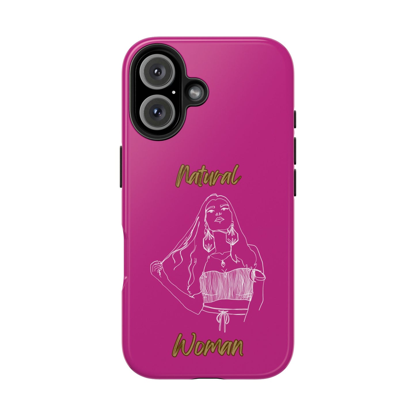 Natural Woman Thinking (WL)Tough Phone Cases PINK