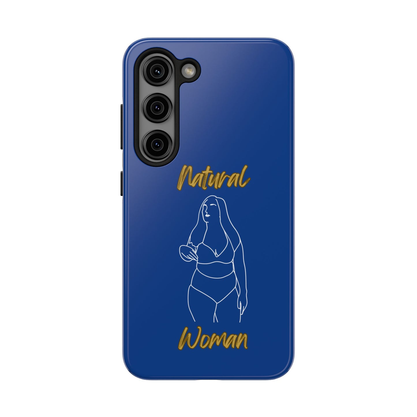 Natural Woman Full Beauty (WL)Tough Phone Cases DARK BLUE