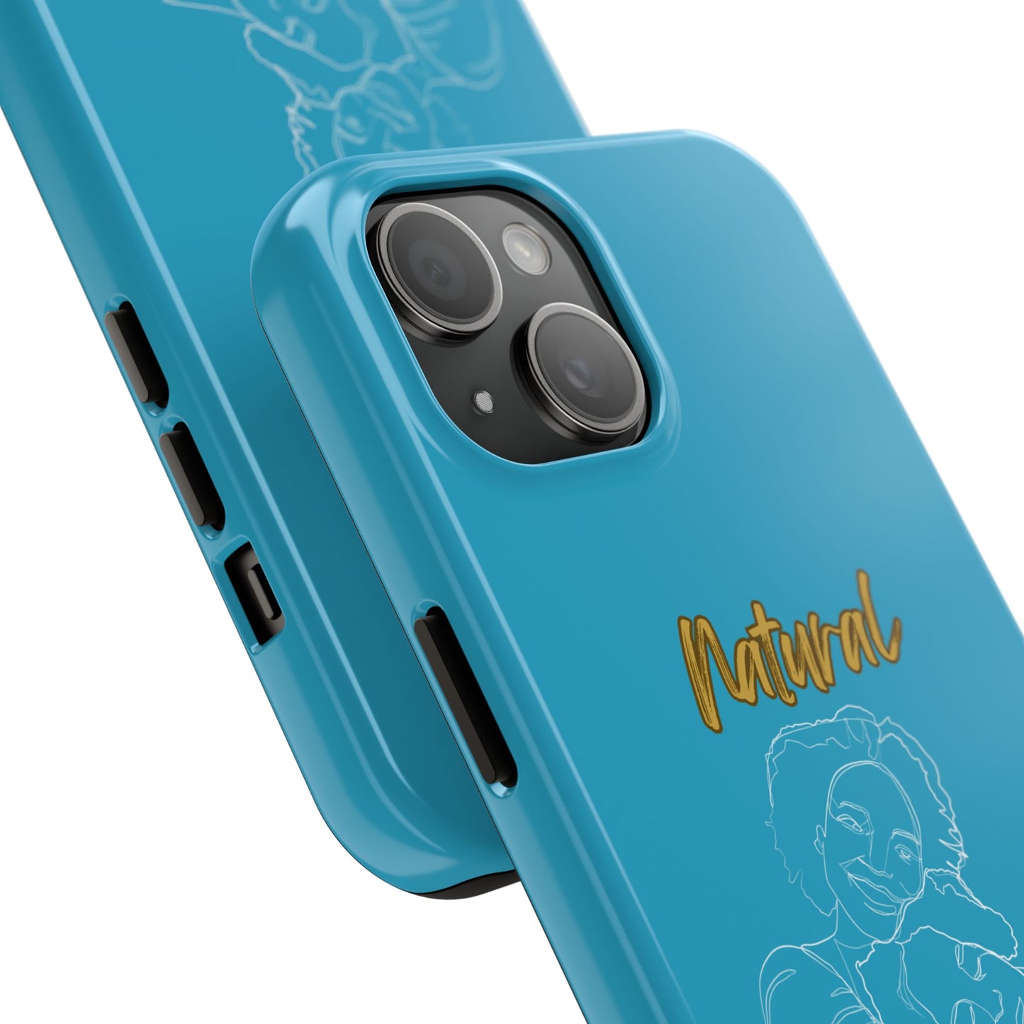 Natural Woman Loving Embrace (WL)Tough Phone Cases TURQUOISE