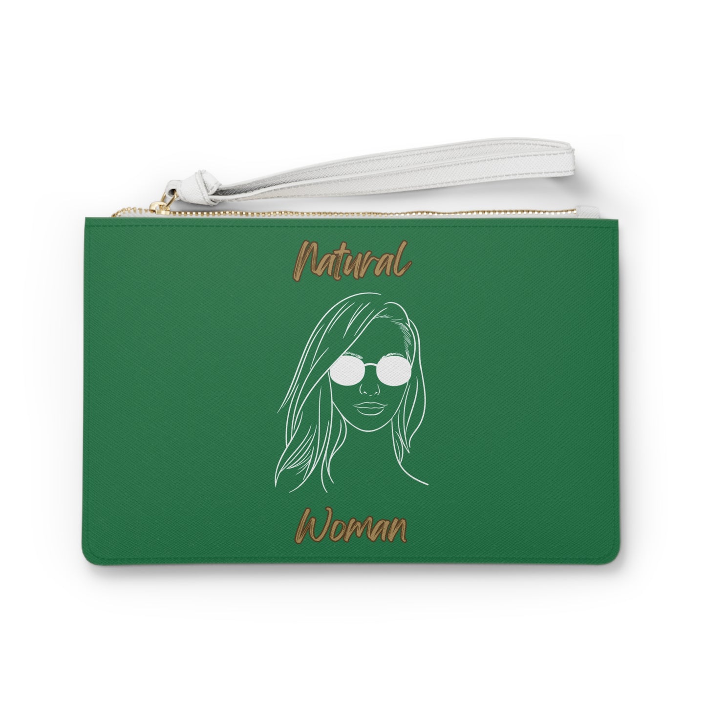 Natural Woman Shades (WL) Clutch Bag DARK GREEN