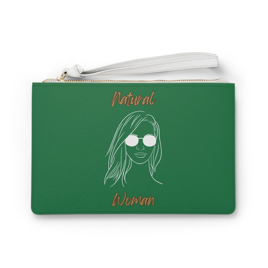 Natural Woman Shades (WL) Clutch Bag DARK GREEN