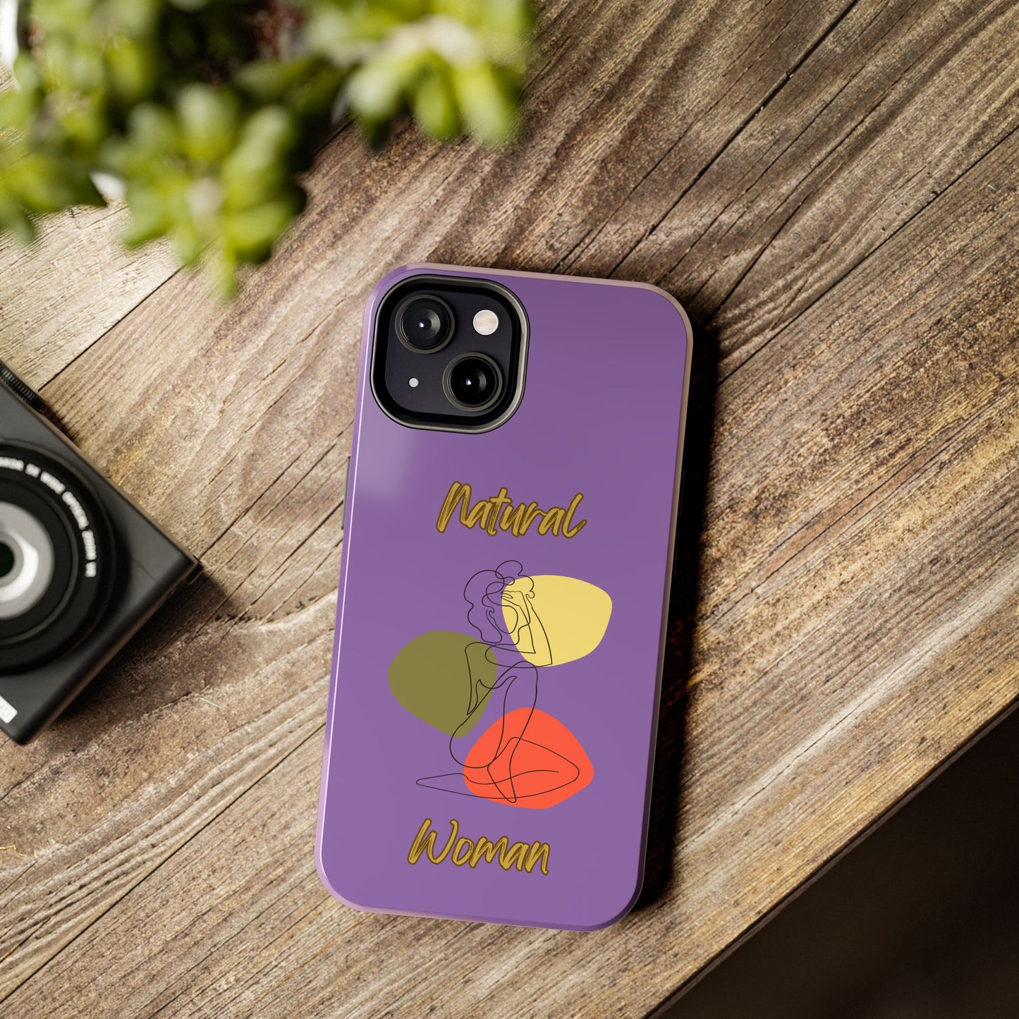 Natural Woman Colorful Pose (BL)Tough Phone Cases LIGHT PURPLE