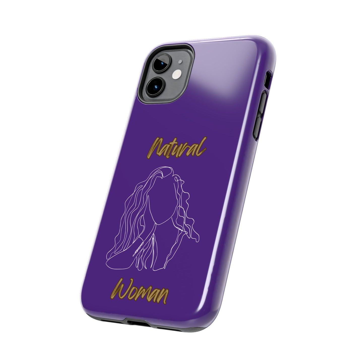 Natural Woman Relaxed (WL) Tough Phone Cases PURPLE