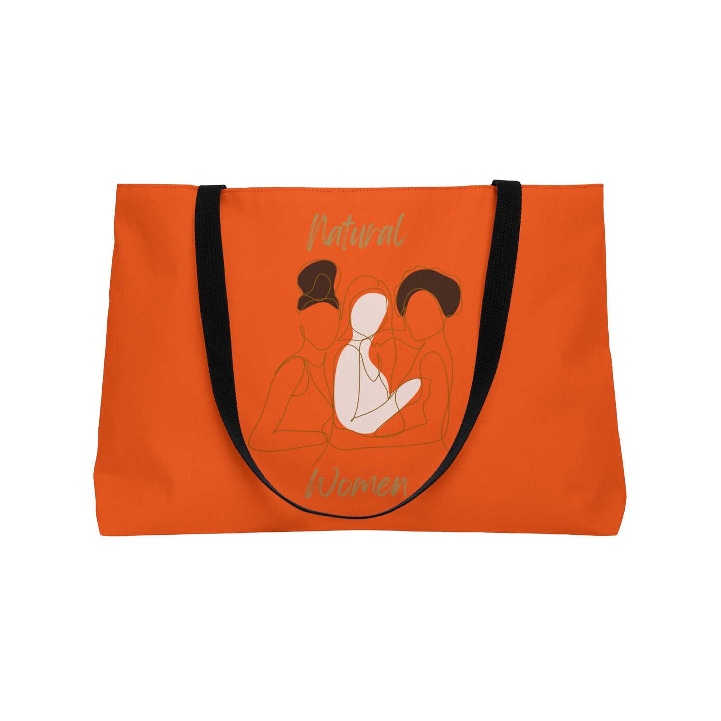 Natural Women Friends (BL) Weekender Tote Bag ORANGE