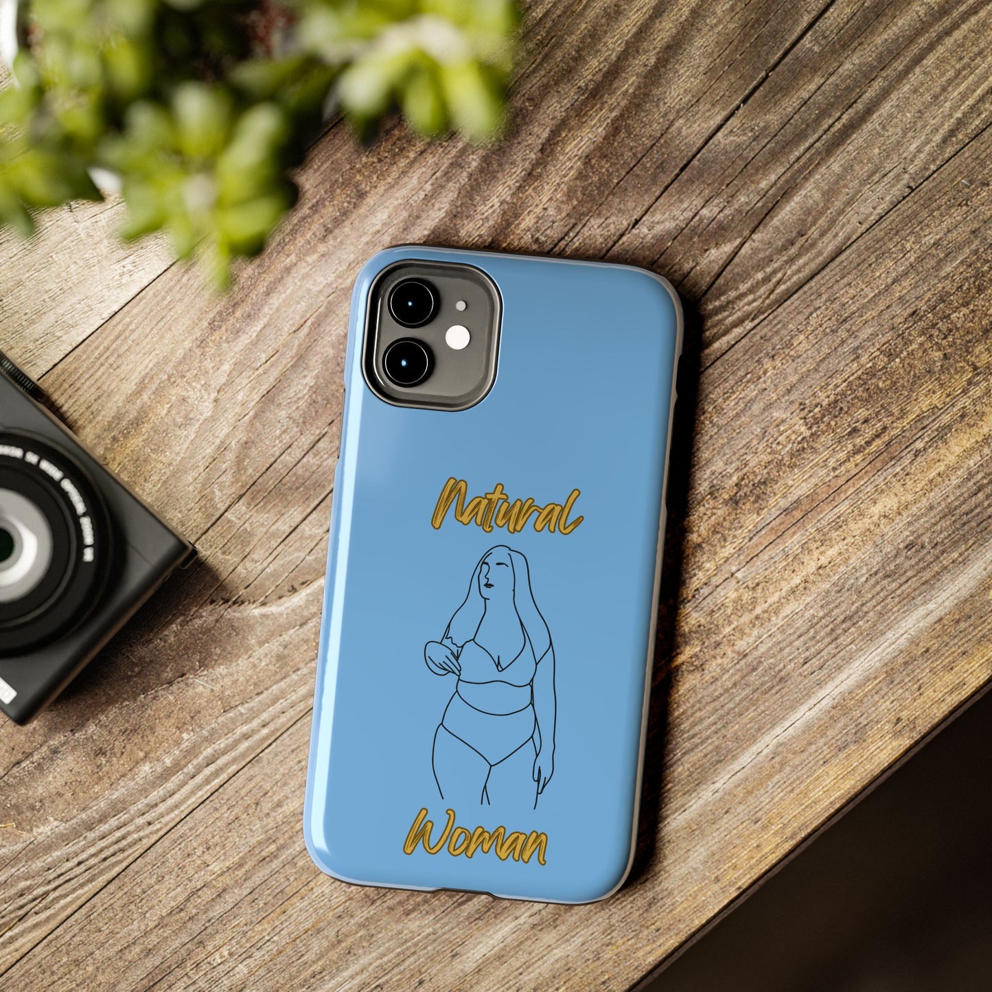 Natural Woman Full Beauty (BL)Tough Phone Cases LIGHT BLUE
