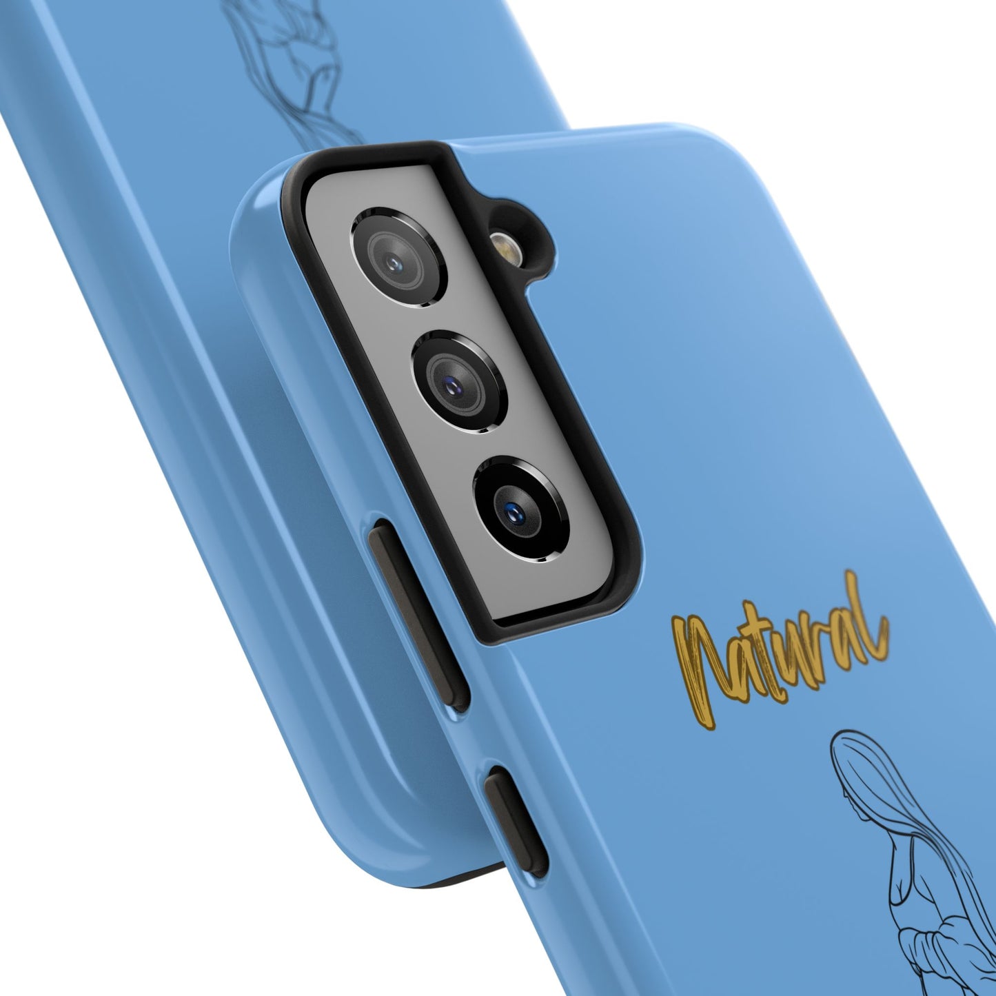 Natural Woman Expecting (BL)Tough Phone Cases LIGHT BLUE