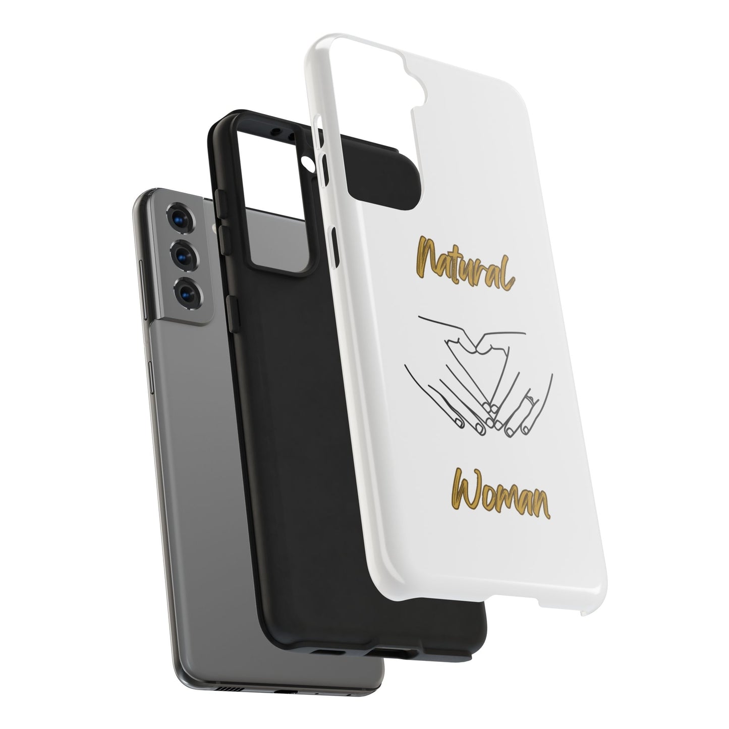 Natural Woman I Love You (BL)Tough Phone Cases WHITE