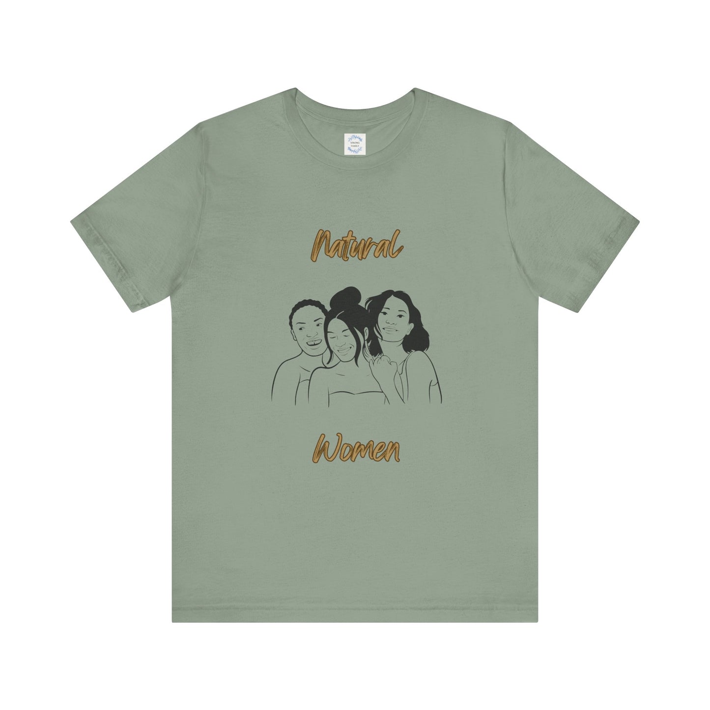 Natural Woman Laughing Friends (BL) Short Sleeve T-Shirt