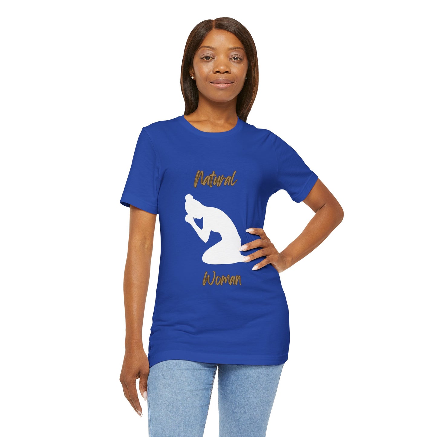 Natural Woman Pray  (WL) Short Sleeve T-Shirt