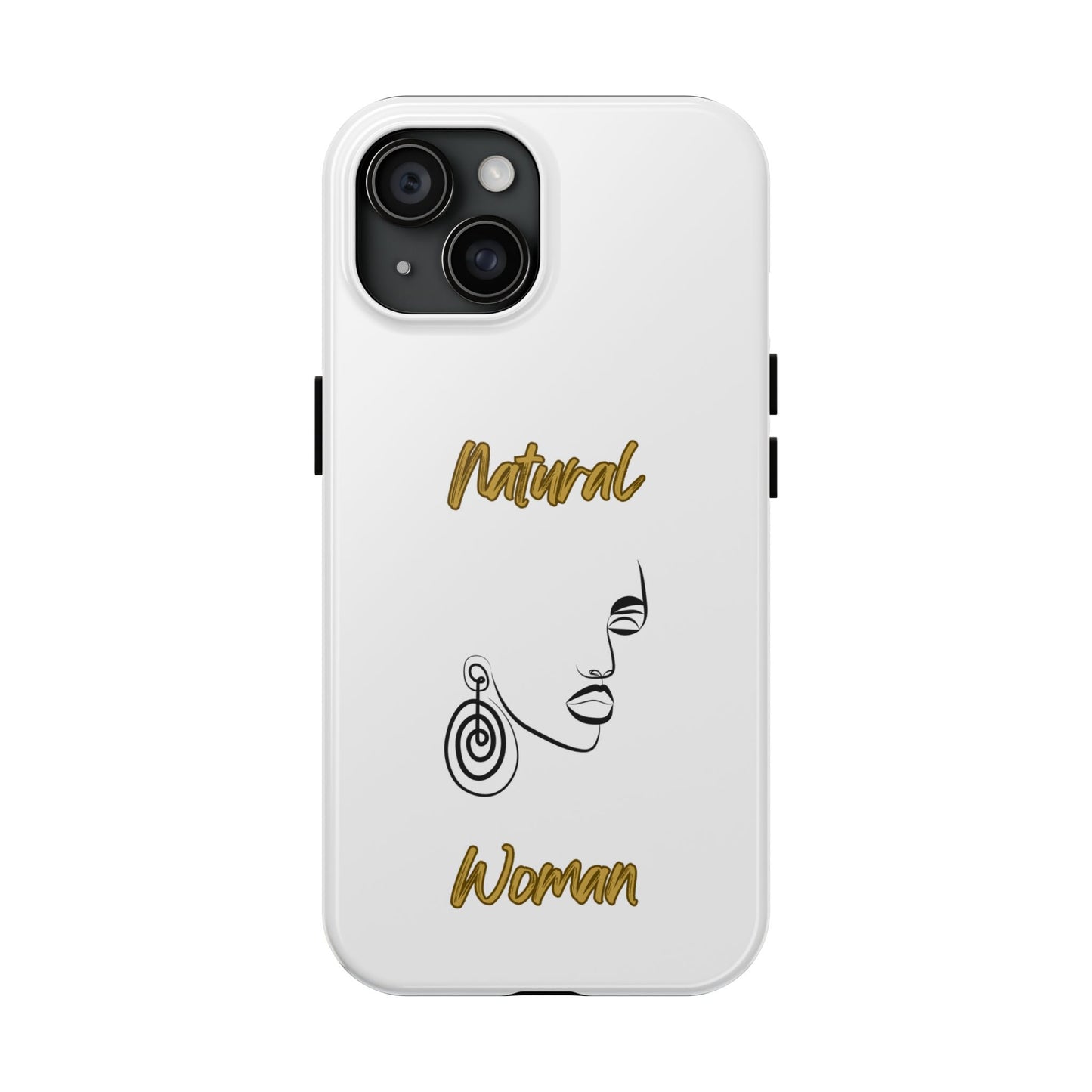 Natural Woman Music In My Soul (BL)Tough Phone Cases WHITE