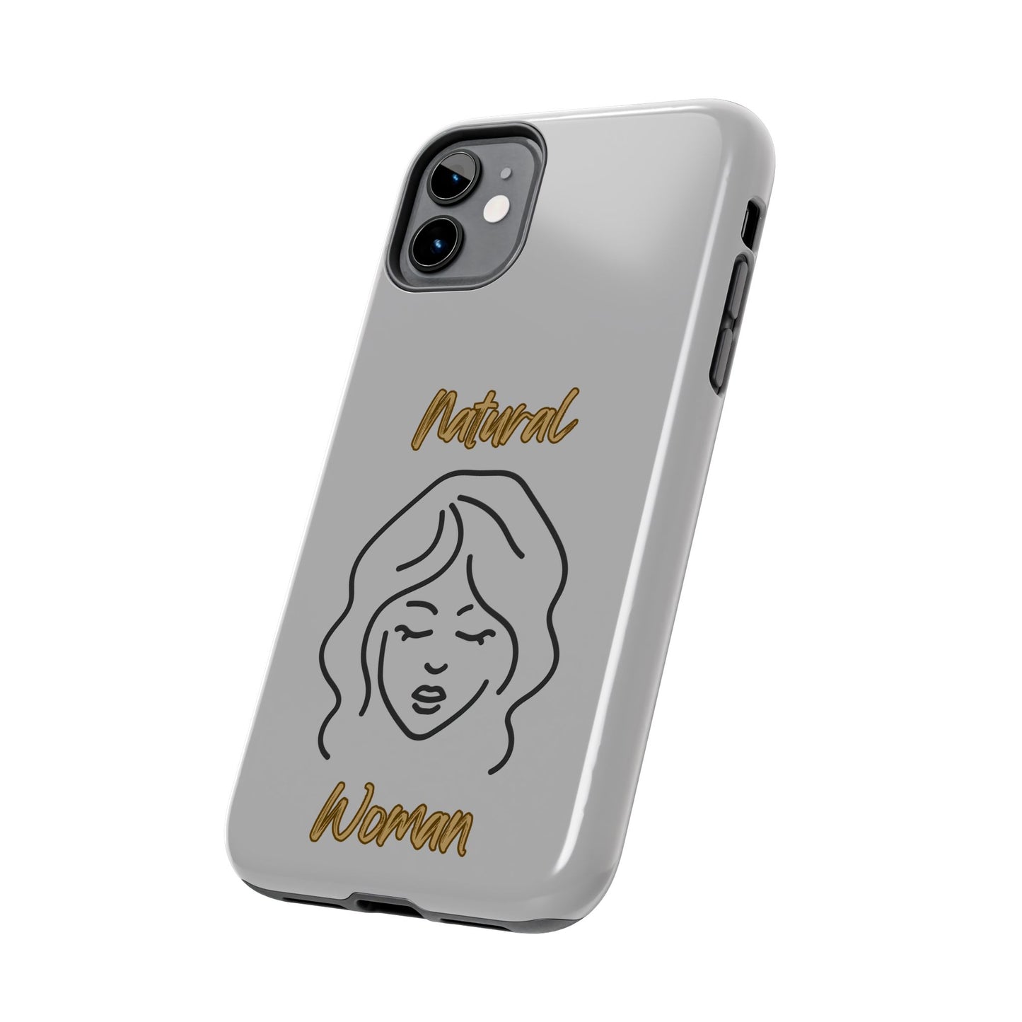 Natural Woman Modest (BL)Tough Phone Cases LIGHT GREY