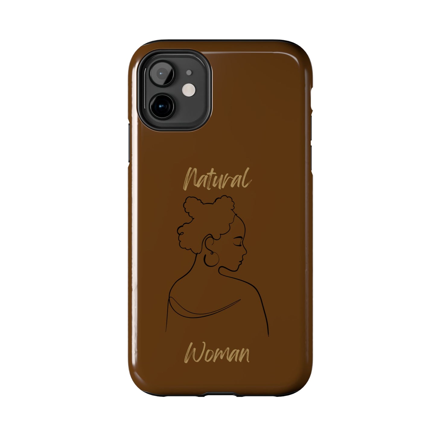 Natural Woman Twists (BL) Tough Phone Cases BROWN