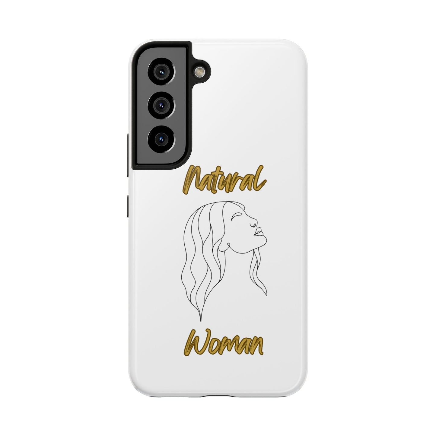 Natural Woman Breeze On Face (BL)Tough Phone Cases WHITE